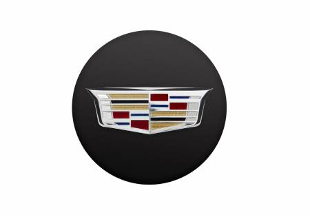 GM Accessories - GM Accessories 19329847 - Center Cap in Black with Cadillac Logo