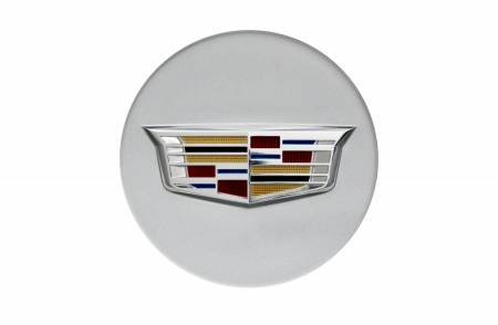 GM Accessories - GM Accessories 19329848 - Cadillac ATS/CTS Center Cap in Silver with Cadillac Logo Sold in Singles (2015-2019)