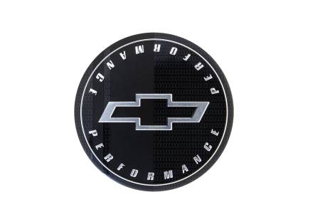 GM Accessories - GM Accessories 19351755 - Center Cap in Black with Bowtie Logo and Performance Script [2016+ Camaro]