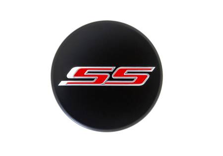 GM Accessories - GM Accessories 19351758 - Center Cap in Black with Red SS Logo [2016+ Camaro]