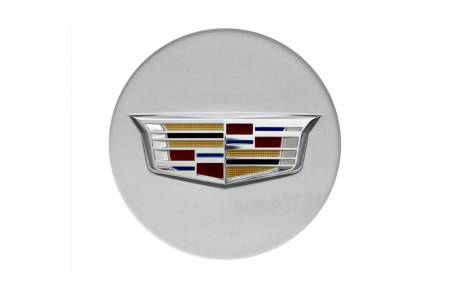 GM Accessories - GM Accessories 19351813 - Center Cap in Sterling Silver with Cadillac Logo