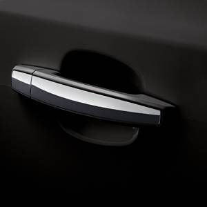 GM Accessories - GM Accessories 20919349 - Front and Rear Door Handles in Black Granite Metallic with Chrome Strip [2014-16 Cruze]