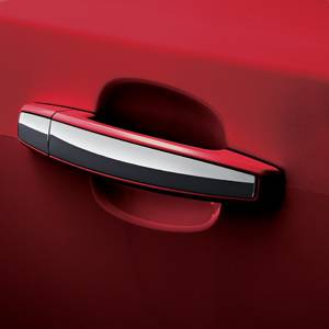 GM Accessories - GM Accessories 20919352 - Front and Rear Door Handles in Claret Red with Chrome Strip [2014 Cruze]