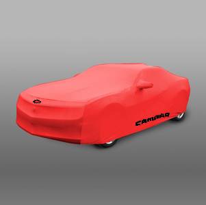 GM Accessories - GM Accessories 20960816 - Premium Indoor Car Cover in Red with Camaro Script [2014-15 Camaro]