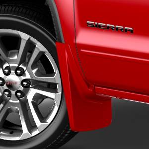 GM Accessories - GM Accessories 22902398 - Front Molded Splash Guards in Red [2014-15 Sierra]