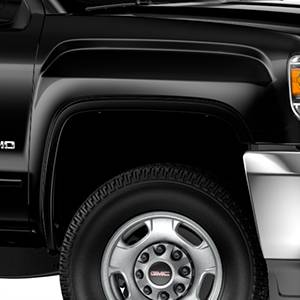GM Accessories - GM Accessories 22943040 - Front and Rear Fender Flare Set in Onyx Black [2015-19 Sierra HD]
