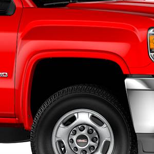 GM Accessories - GM Accessories 22943048 - GMC Sierra Front and Rear Fender Flare Set in Primer (2015-2019)