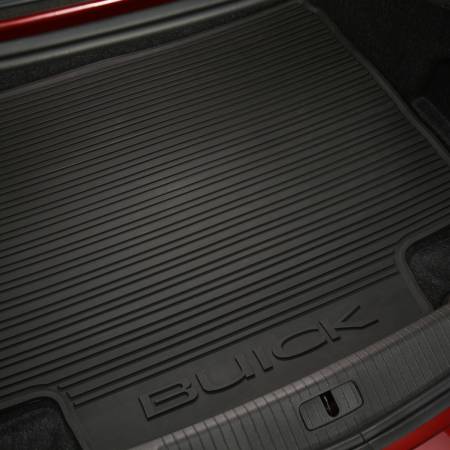 GM Accessories - GM Accessories 22982930 - Cargo Area All Weather Mat in Black with Buick Logo [2014-16 LaCrosse]