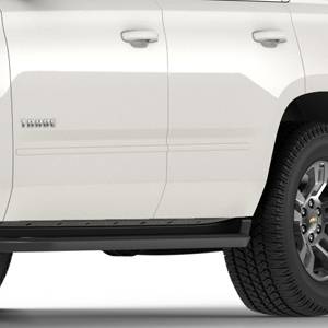 GM Accessories - GM Accessories 22998781 - Front and Rear Smooth Door Moldings in White Diamond [2015 Tahoe & Yukon]