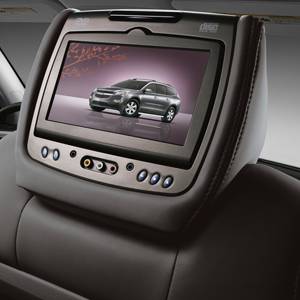 GM Accessories - GM Accessories 23139997 - Rear Seat Entertainment System with DVD Player in Ebony Leather