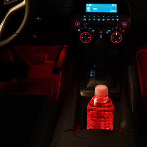 GM Accessories - GM Accessories 23173329 - Front Footwell and Cup Holder Lighting Package in Ice Blue/Red [2014-15 Camaro]