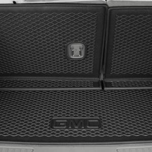 GM Accessories - GM Accessories 23190664 - Cargo Area Liner in Black with GMC Logo [2015-17 Acadia]