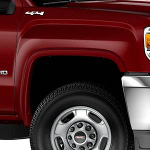 GM Accessories - GM Accessories 23218864 - Front and Rear Fender Flare Set in Crimson Red Tintcoat [2016-18 Sierra HD]