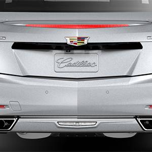 GM Accessories - GM Accessories 23231953 - Rear Applique Kit with License Plate Lamp [2016-19 CTS]