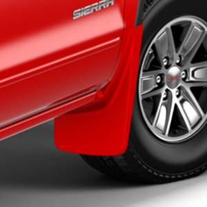 GM Accessories - GM Accessories 23238774 - Front Molded Splash Guards in Cardinal Red [2016-19 Sierra]