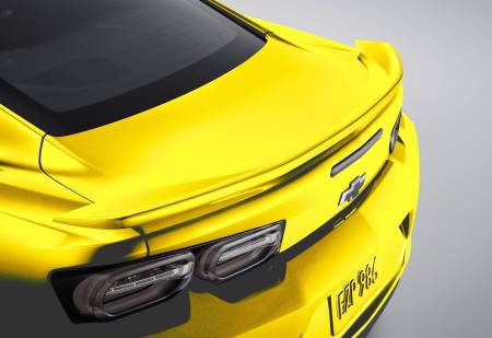 GM Accessories - GM Accessories 23353008 - High Wing Spoiler in Bright Yellow [2016-18 Camaro]