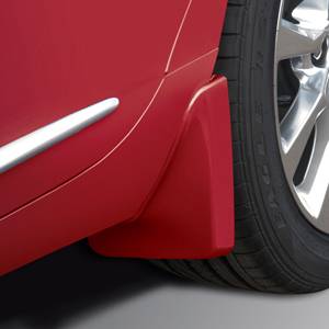 GM Accessories - GM Accessories 23376536 - Front Splash Guards in Red Passion Tintcoat [2016-17 XTS]