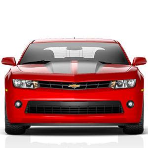 GM Accessories - GM Accessories 23425866 - Rally Stripe Package in White [2014-15 Camaro]