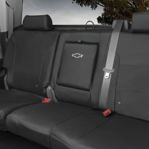 GM Accessories - GM Accessories 23443852 - Crew Cab Rear Seat Cover with armrest Set in Black [2016-19 Silverado]