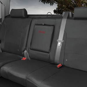 GM Accessories - GM Accessories 23443853 - Crew Cab Rear Seat Cover with armrest Set in Black [2016-19 Sierra]