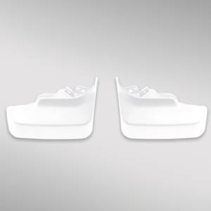 GM Accessories - GM Accessories 23445045 - Front Molded Splash Guards in White Frost Tricoat [2014-16 LaCrosse]