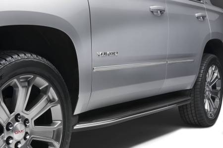 GM Accessories - GM Accessories 23474366 - Front and Rear Smooth Door Moldings in Tungsten Metallic [2015-17 Tahoe & Yukon]