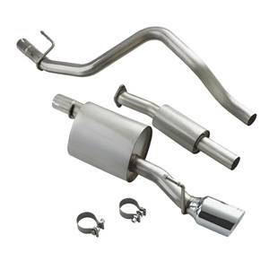 GM Accessories - GM Accessories 23494247 - 1.4L Cat-Back Single Exit Exhaust Upgrade System with Polished Tip [2014-16 Cruze]