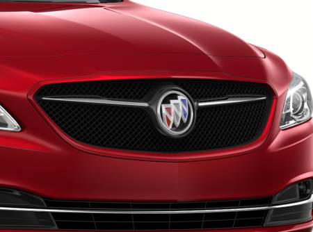 GM Accessories - GM Accessories 26213297 - Grille in Chrome with Red Quartz Tintcoat Surround [2018-19 LaCrosse]