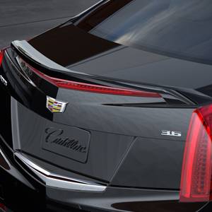 GM Accessories - GM Accessories 84008585 - Flush Mounted Spoiler in Black Raven [2016-18 ATS]