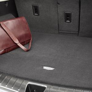 GM Accessories - GM Accessories 84028205 - Premium Carpeted Cargo Area Mat in Titanium with Cadillac Logo [2017+ XT5]