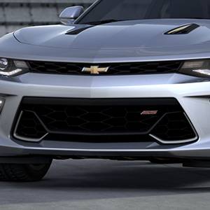 GM Accessories - GM Accessories 84411342 - Grille in Black with Silver Ice Metallic Inserts and SS Emblem [2016-18 Camaro]