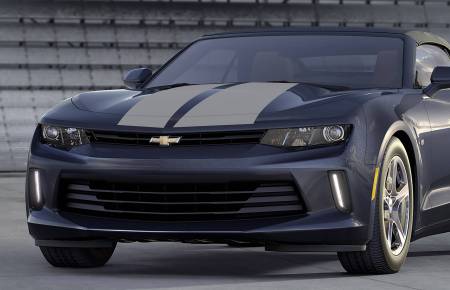 GM Accessories - GM Accessories 84047846 - Rally Stripe Package in Silver [2016-18 Camaro]