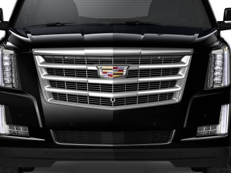 GM Accessories - GM Accessories 84051291 - Grille in Silver with Galvano Surround and Cadillac Logo [2018-20 Escalade]