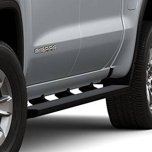 GM Accessories - GM Accessories 84081714 - Regular Cab Work Step Assist Steps in Black [2019+ Silverado & Sierra]