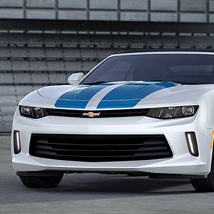 GM Accessories - GM Accessories 84103705 - Rally Stripe Package in Blue [2016-18 Camaro]