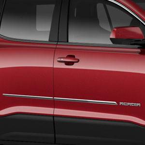 GM Accessories - GM Accessories 84109941 - Front and Rear Smooth Door Moldings in Chrome [2017+ Acadia]