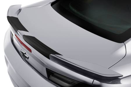 GM Accessories - GM Accessories 84189700 - High Wing Spoiler Rally Stripe Decal Package in Black Metallic [2017-18 Camaro]