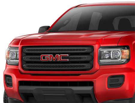 GM Accessories - GM Accessories 84193032 - Grille in Black with Cardinal Red Surround and GMC Logo [2017-20 Canyon]