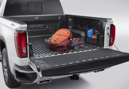 GM Accessories - GM Accessories 84210039 - Bed Liner with GMC Logo Integrated Storage Pockets [2020+ Sierra HD]