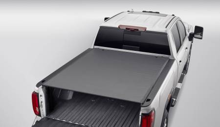GM Accessories - GM Accessories 85631628 - Standard Bed Soft Roll-Up Tonneau Cover with GMC Logo [2020+ Sierra HD]