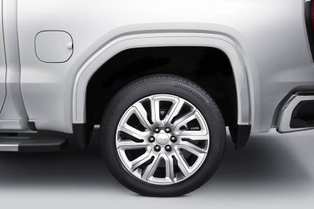 GM Accessories - GM Accessories 84828569 - Front and Rear Fender Flare Set in Summit White [2019+ Sierra 1500]