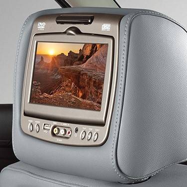 GM Accessories - GM Accessories 84319147 - Rear Seat Entertainment System with DVD Player in Medium Ash Gray with Gray Stitching [2019 Traverse]