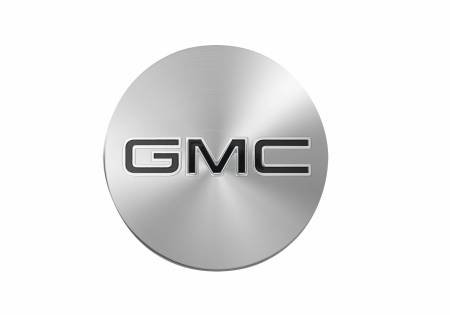 GM Accessories - GM Accessories 84388516 - Center Cap in Brushed Aluminum with Black GMC Logo [2018+ Terrain]
