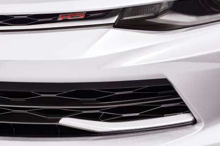 GM Accessories - GM Accessories 84411347 - Grille in Summit White with Bowtie Logo and RS Emblem [2016-18 Camaro]