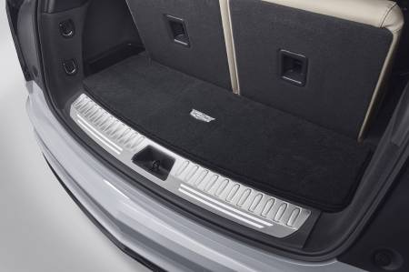 GM Accessories - GM Accessories 84448702 - Premium Carpeted Cargo Area Mat in Jet Black with Cadillac Logo [2020+ XT6]