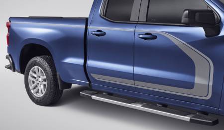 GM Accessories - GM Accessories 84476482 - Bodyside Decal Package in Grey Metallic and Light Grey Metallic [2020+ Silverado 1500]