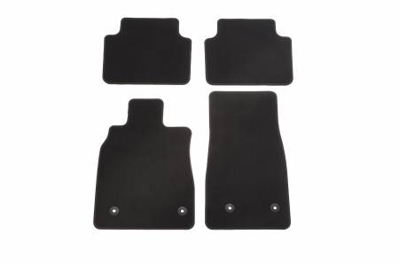 GM Accessories - GM Accessories 84480100 - First and Second Row Carpeted Floor Mats in Jet Black [2020+ CT4]