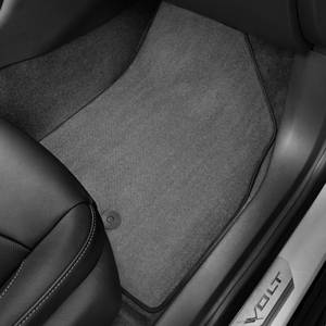 GM Accessories - GM Accessories 84544063 - First and Second Row Carpeted Floor Mats in Dark Ash Gray [2016-19 Volt]