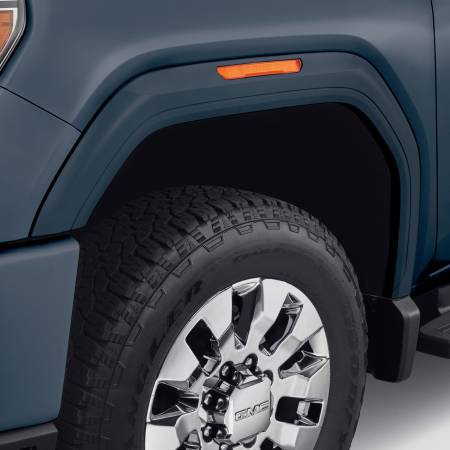 GM Accessories - GM Accessories 84545372 - Front and Rear Fender Flare Set in Dark Sky Metallic [2020 Sierra HD]