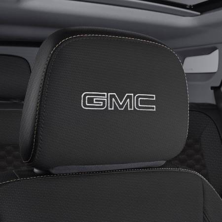 GM Accessories - GM Accessories 84594431 - Cloth Headrest in Jet Black with Embroidered GMC Script [2021+ Terrain]